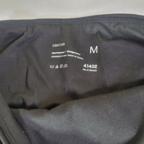 Empetua Black High Waisted Active Control Leggings #41402 Size M - Picture 3 of 7